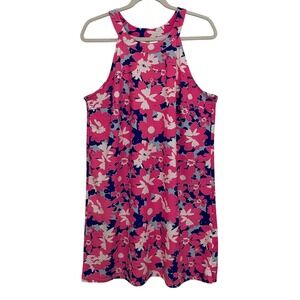 All For‎ Color Dress Womens L Floral Sleeveless Vacation Preppy Relaxed Fit